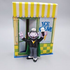 Count Ice Cream Shop Pvc Figure Collectible Playhouse Sesame Street 3 inch